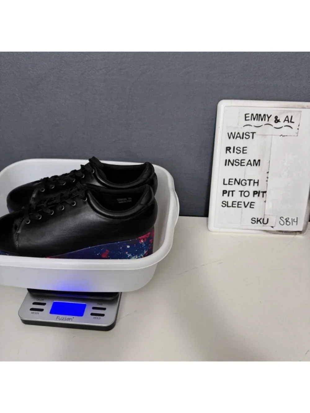 Hot Topic Womens Platform Sneakers Size 9 Black Galaxy Cosmic Print Sole Goth